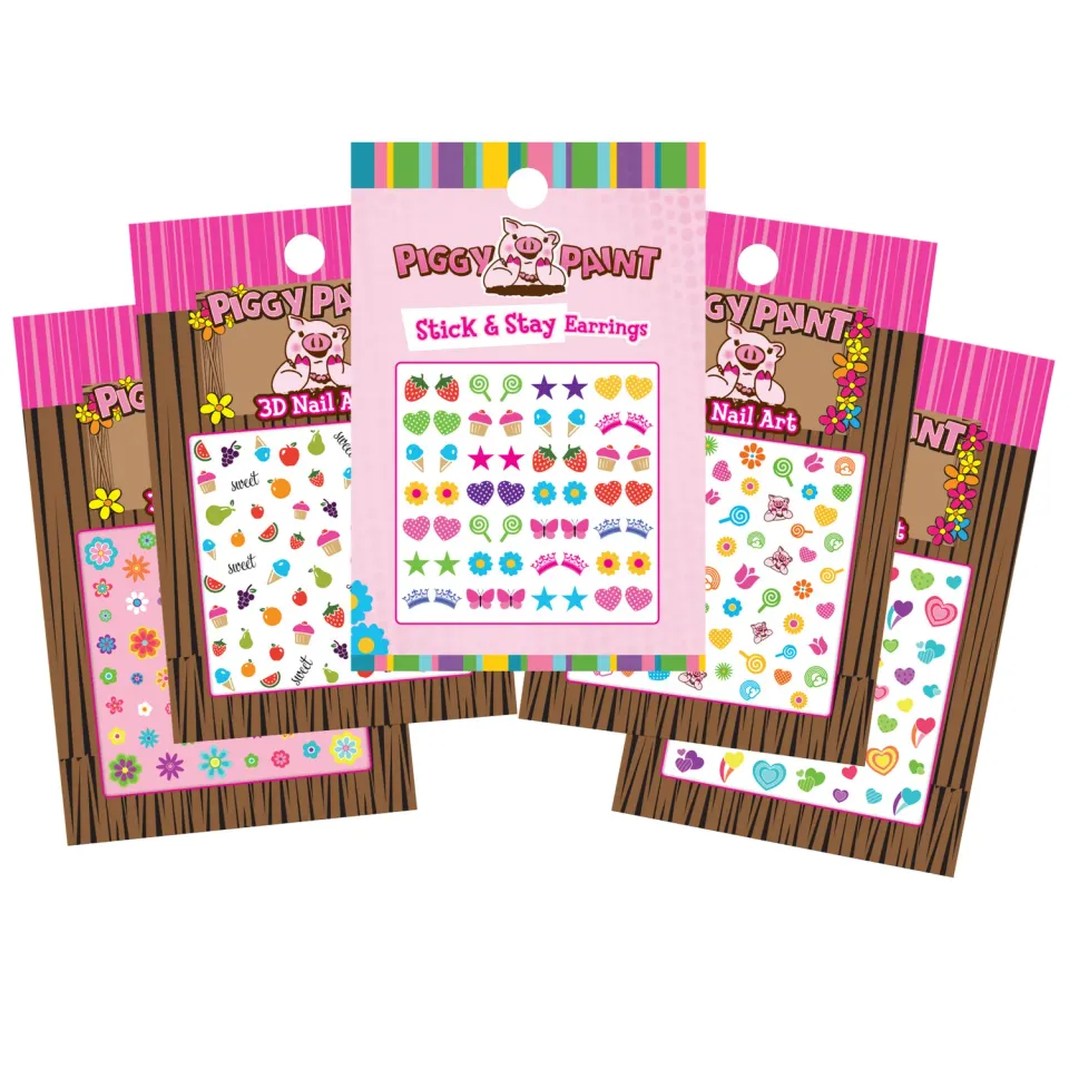 Piggy Paint Nail Art Bundle negleklistermærker