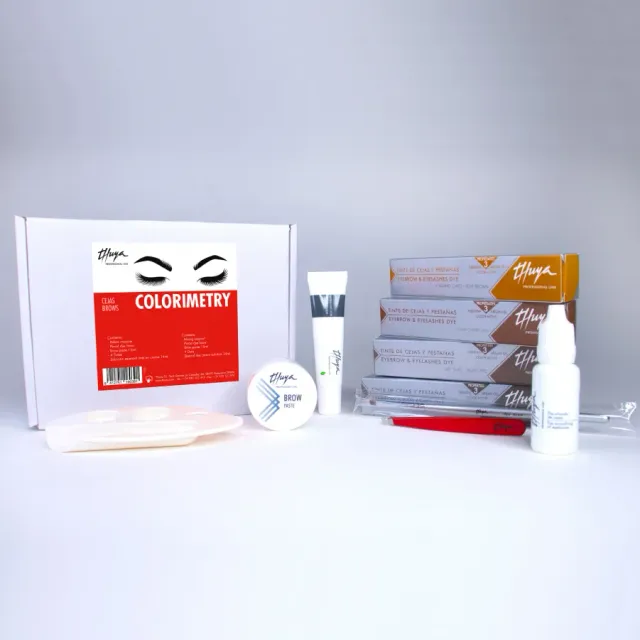 Evolution Gel Eyebrow Colorimetry brynfarvesæt med 4 farver