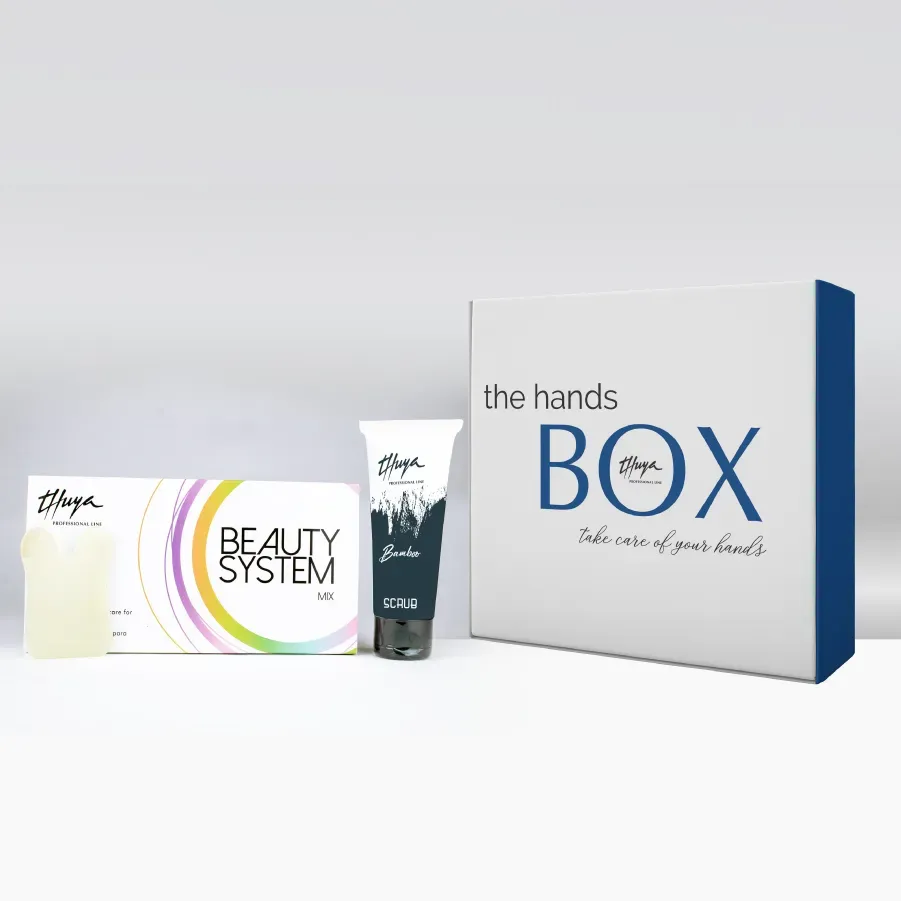 Evolution Gel The Hands Box håndplejesæt med scrub
