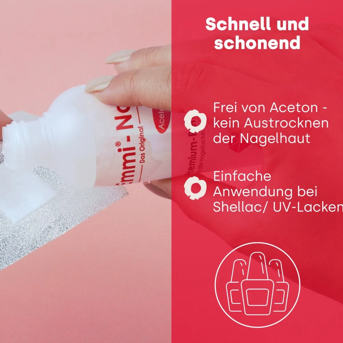 Emmi-Nail Premium Remover acetonfri neglelakfjerner