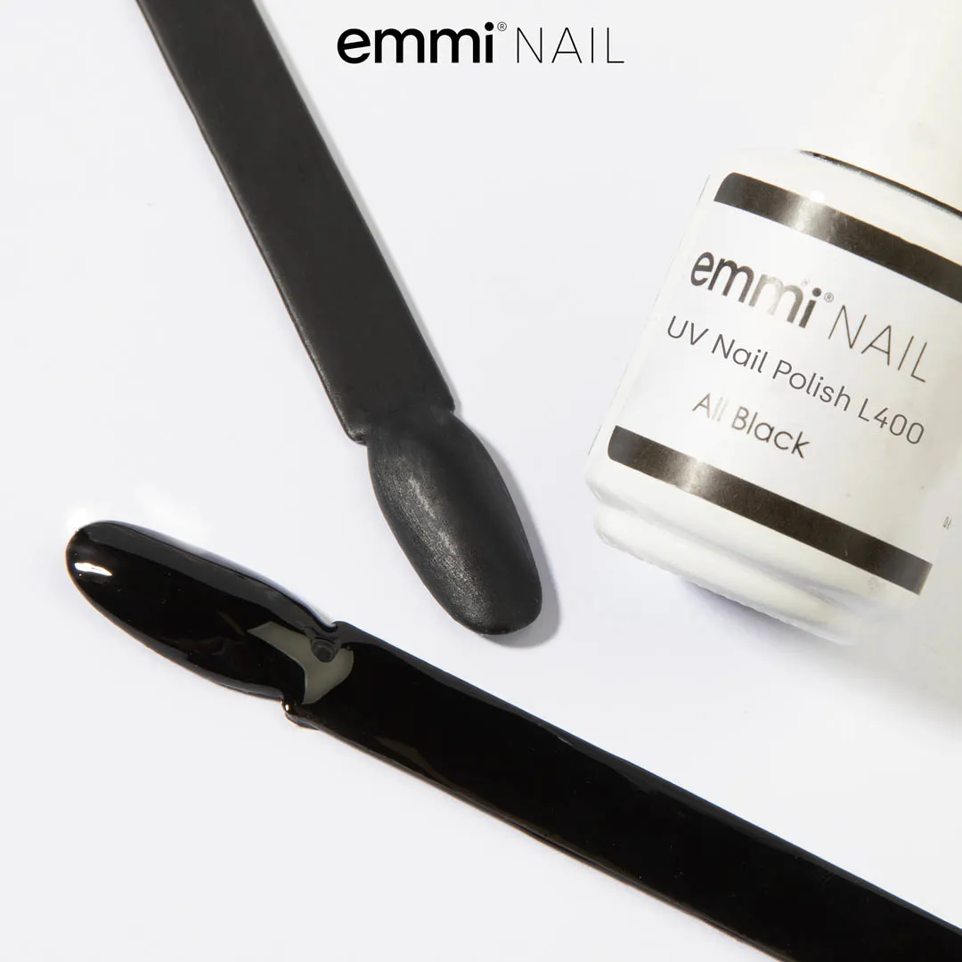 Emmi-Nail Shellac All Black L400 UV-lak 15ml sort