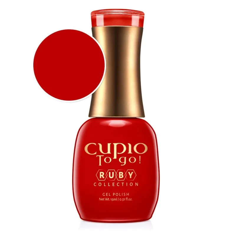 Cupio Nordic Ruby Collection gellak 15ml rød