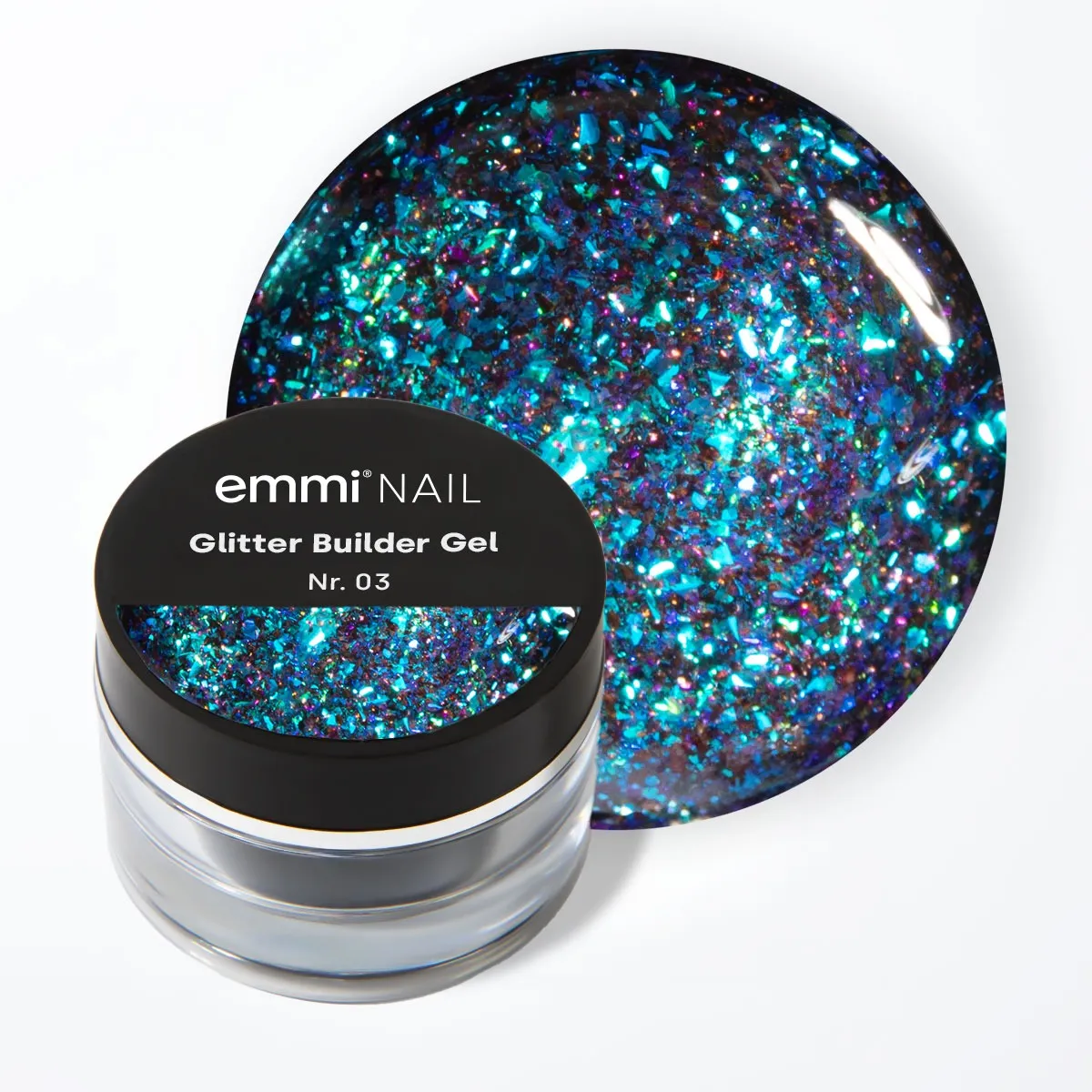 Emmi-Nail No File glitter builder gel 5 ml