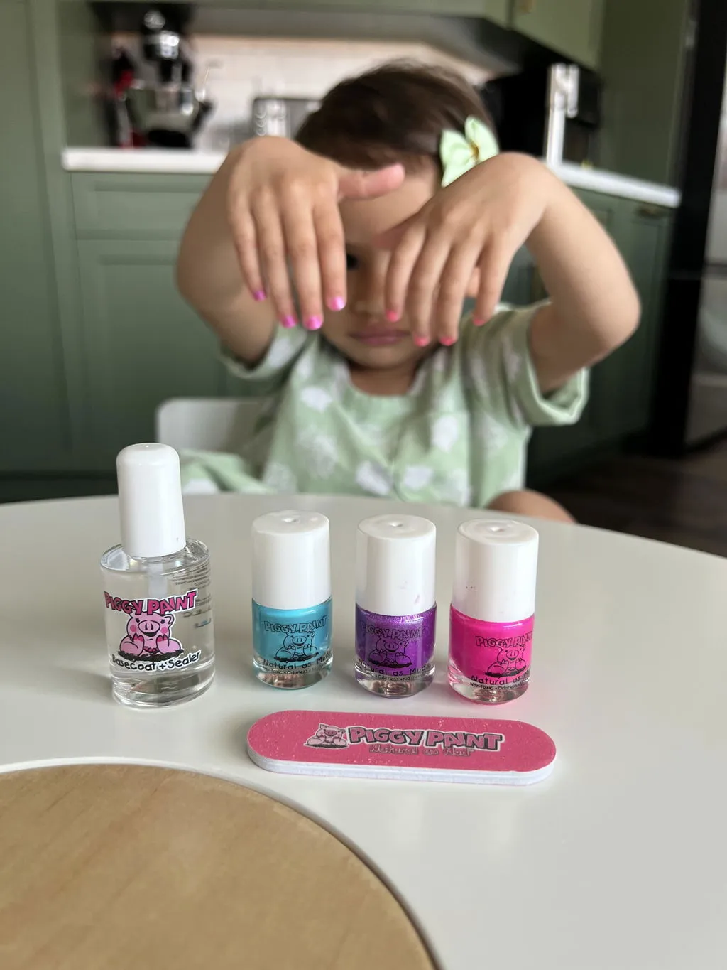 Piggy Paint Shimmer & Sparkle neglelak sæt 3 stk børn