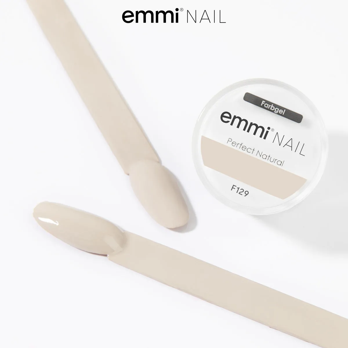 Emmi-Nail Perfect Natural F129 farvegel 5 ml nude beige