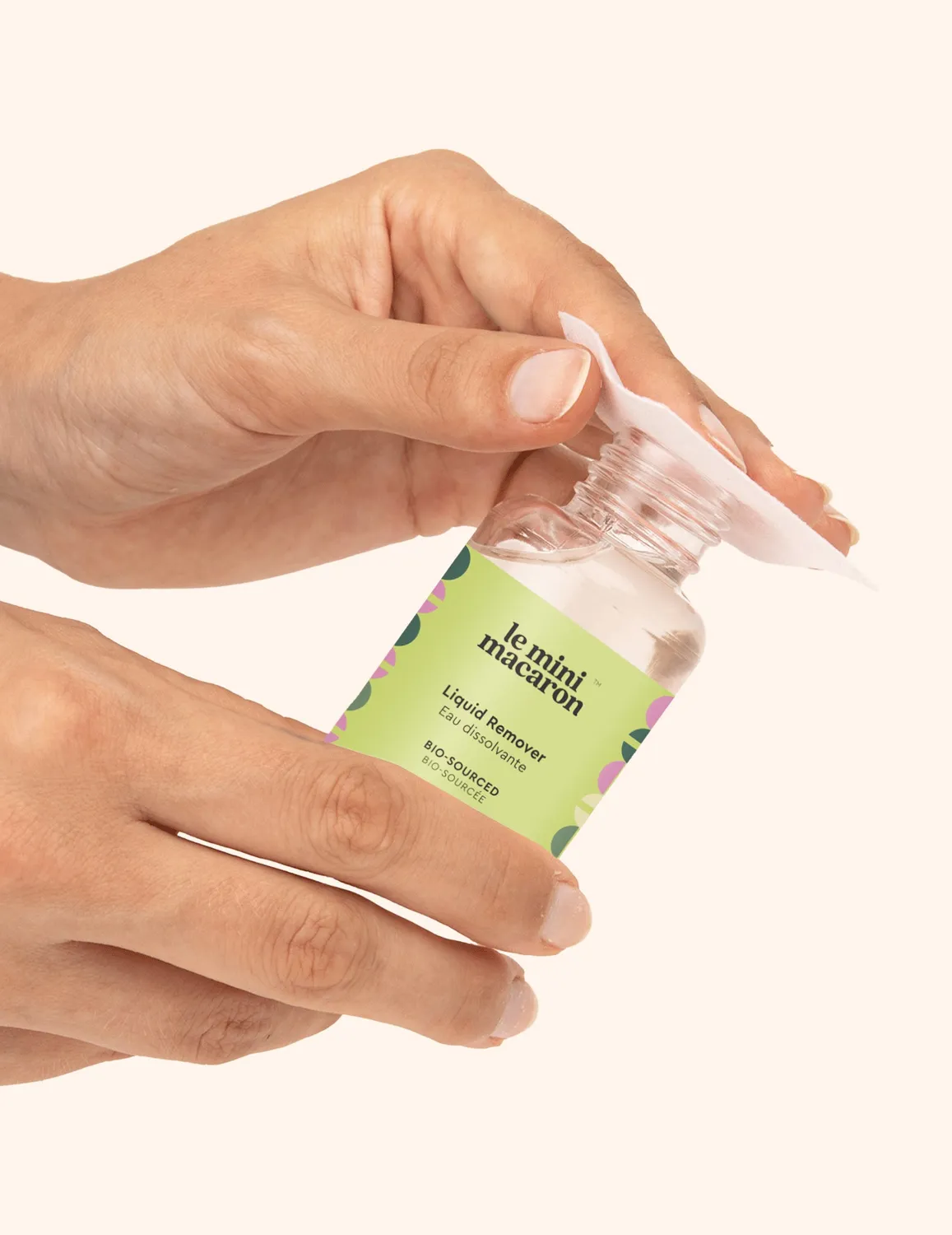 Le Mini Macaron Le Sweet neglelakfjerner 50 ml blåbær