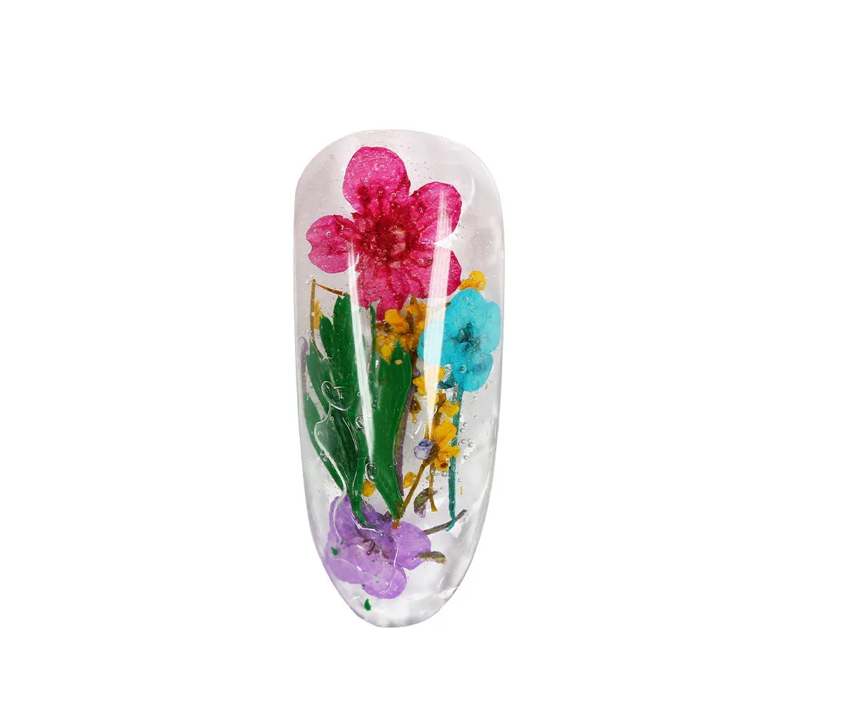 Emmi-Nail Dry Flowers 4 tørrede blomster romantisk