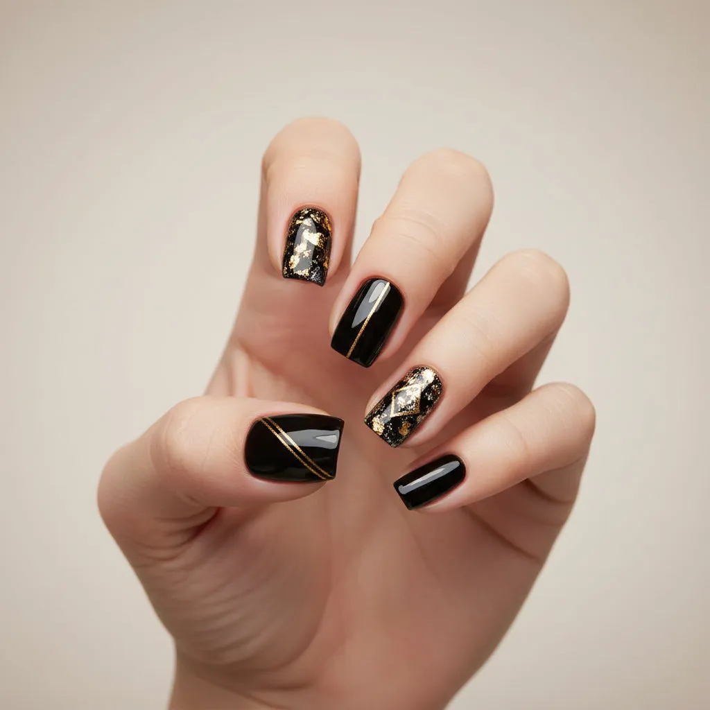 Emmi-Nail Shellac Black L564 uv-lak 15ml sort