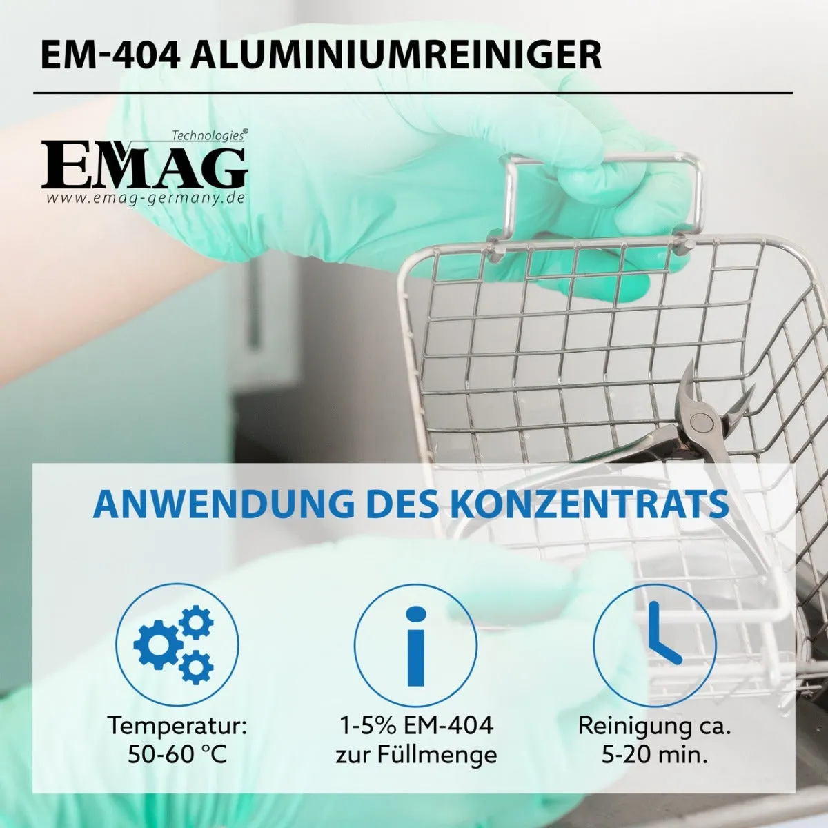 Emmi-Nail EM-404 rensevæske 500 ml til ultralyd