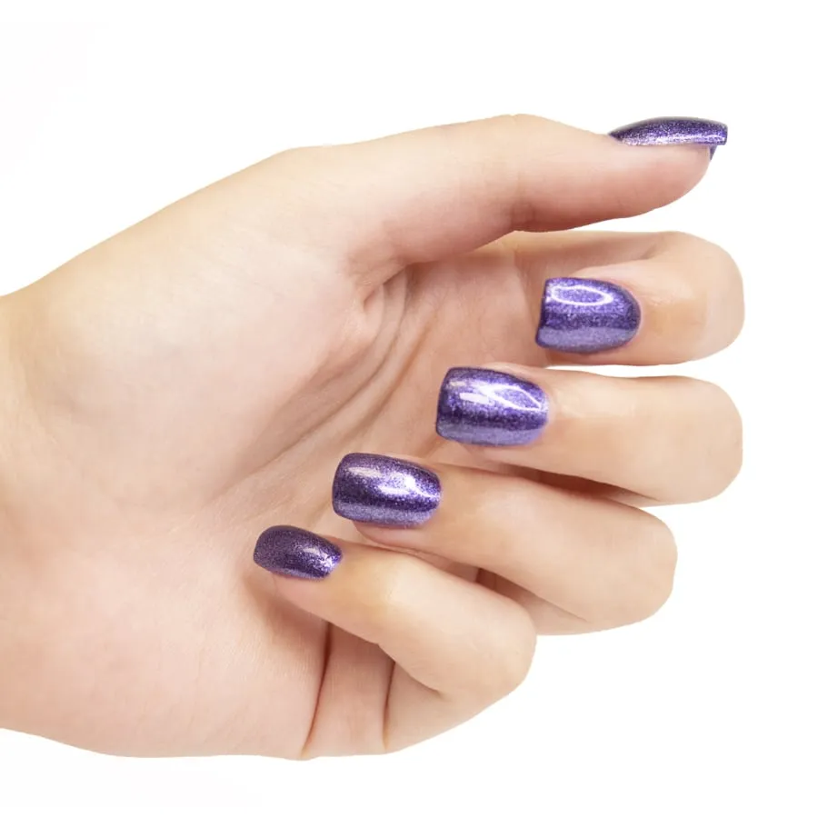 Evolution Gel Deluxe Metallic Purple Glaze No 55 neglelak