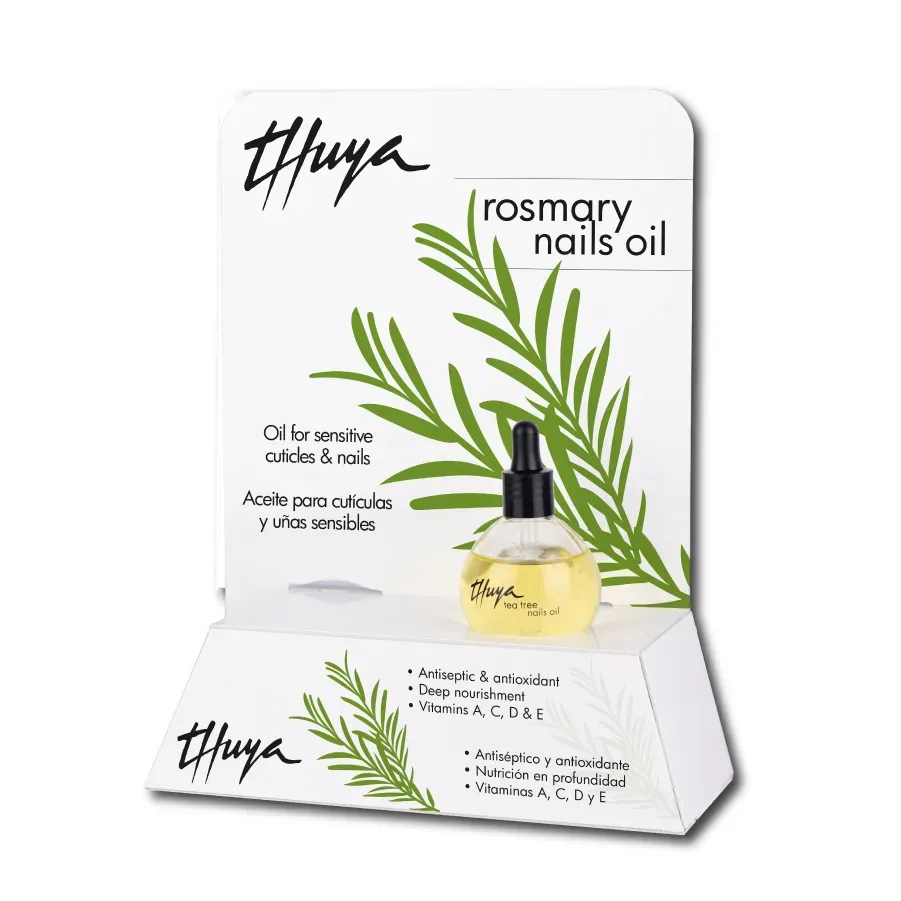 Evolution Gel Rosemary Nails Oil negleolie roll-on display