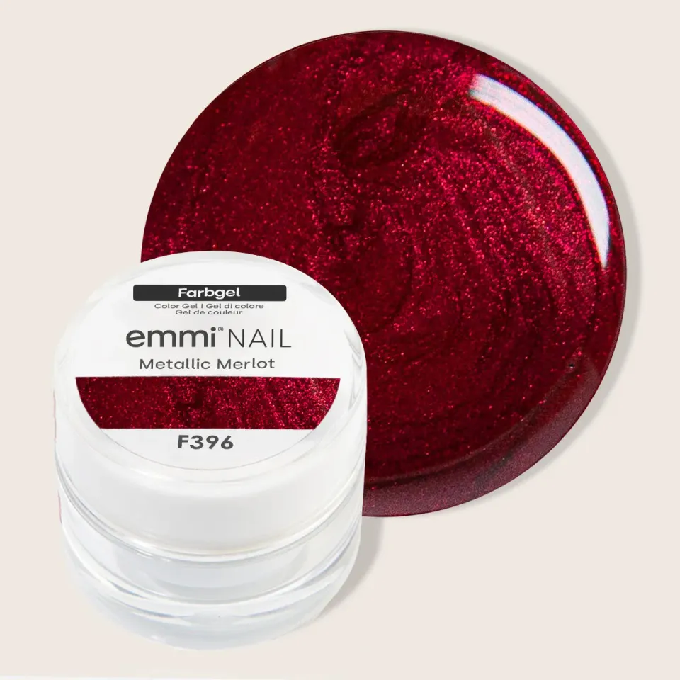 Emmi-Nail Metallic Merlot farvegel 5ml F396