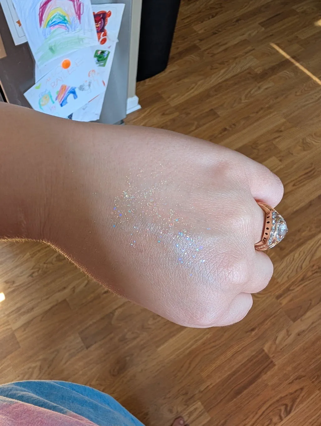 Piggy Paint Super Sparkly Glitter Gel Hvid