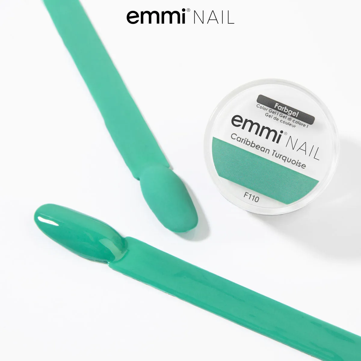 Emmi-Nail Caribbean Turquoise F110 farvegel 5ml turkis