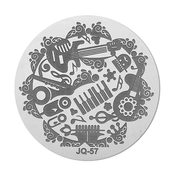 Cupio JQ-57 stampingplade til neglekunst