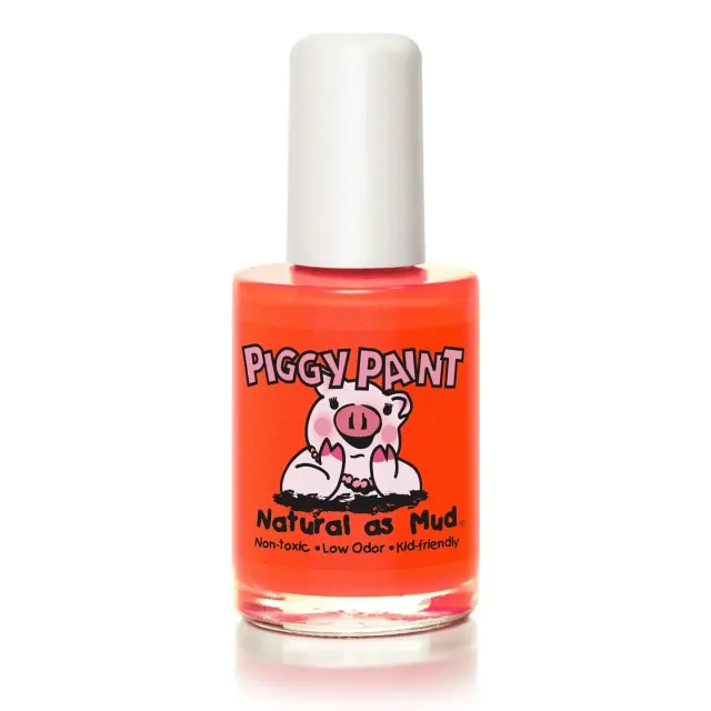 Piggy Paint Drama neglelak shimmer neon rød-orange 15 ml