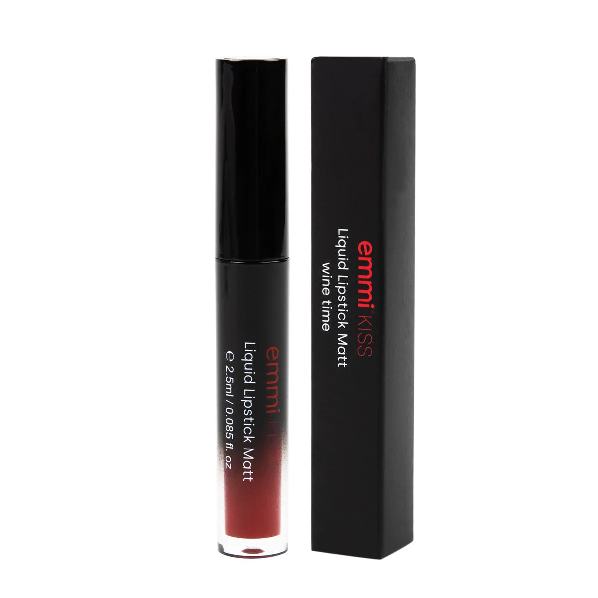 emmi-Kiss wine time liquid lipstick 2,5 ml mat