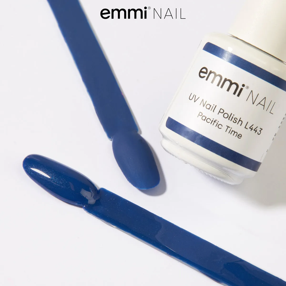 Emmi-Nail Shellac Pacific Time L443 UV-lak 15 ml mørkeblå