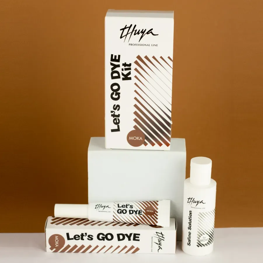 Evolution Gel Moka Kit gel øjenbrynsfarve mellembrun