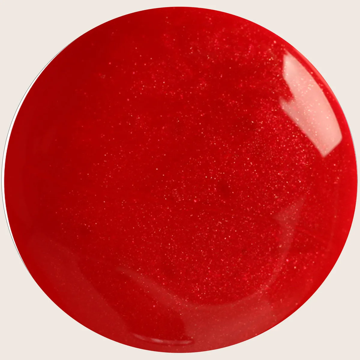Emmi-Nail Luxury Red F073 farvegel 5 ml rød glitter