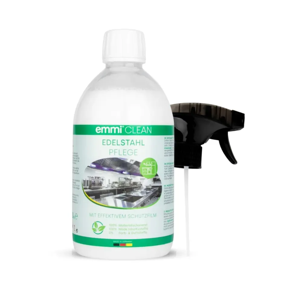 Emmi-Nail emmi-Clean rustfri stålrens 500 ml stribefri