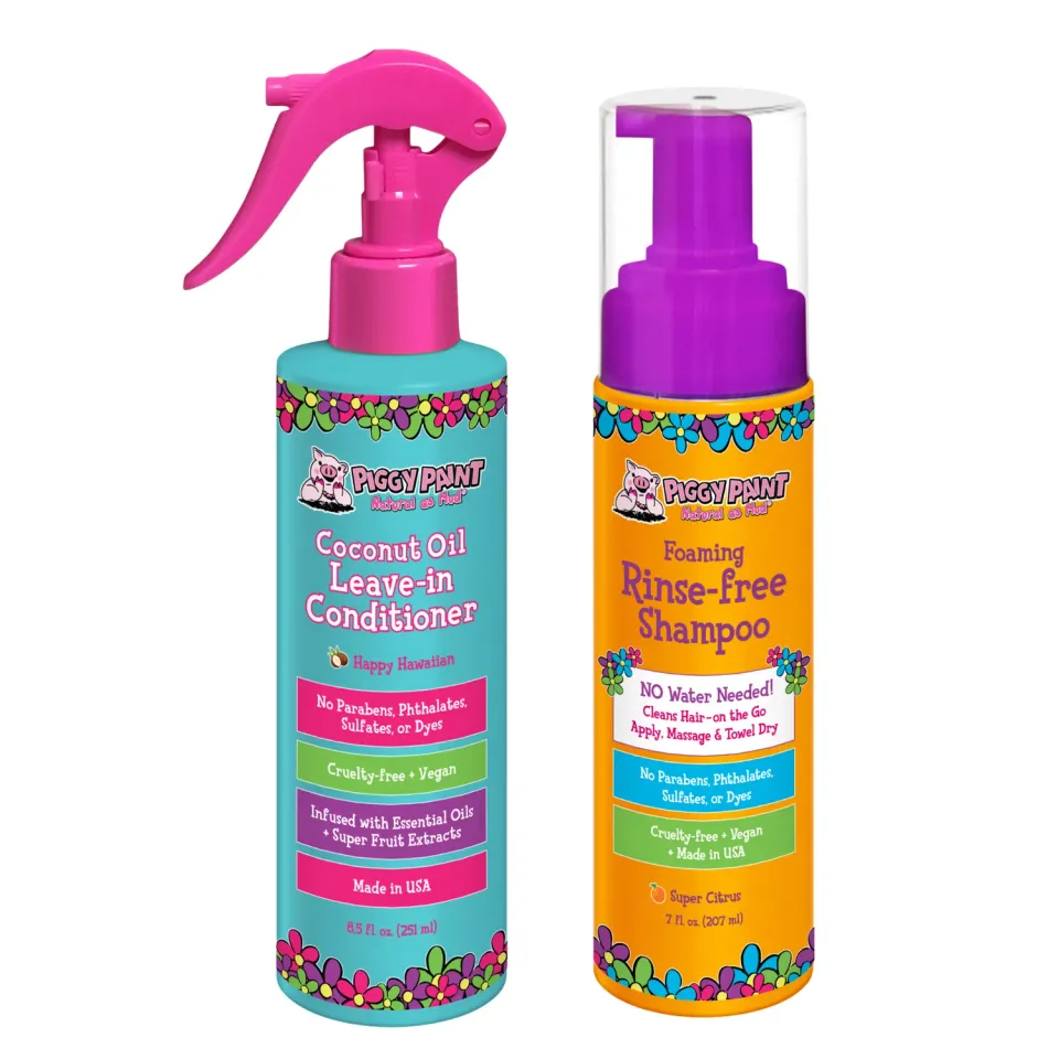 Piggy Paint Easy Peasy Hair Care hårsæt 2-pak citrus