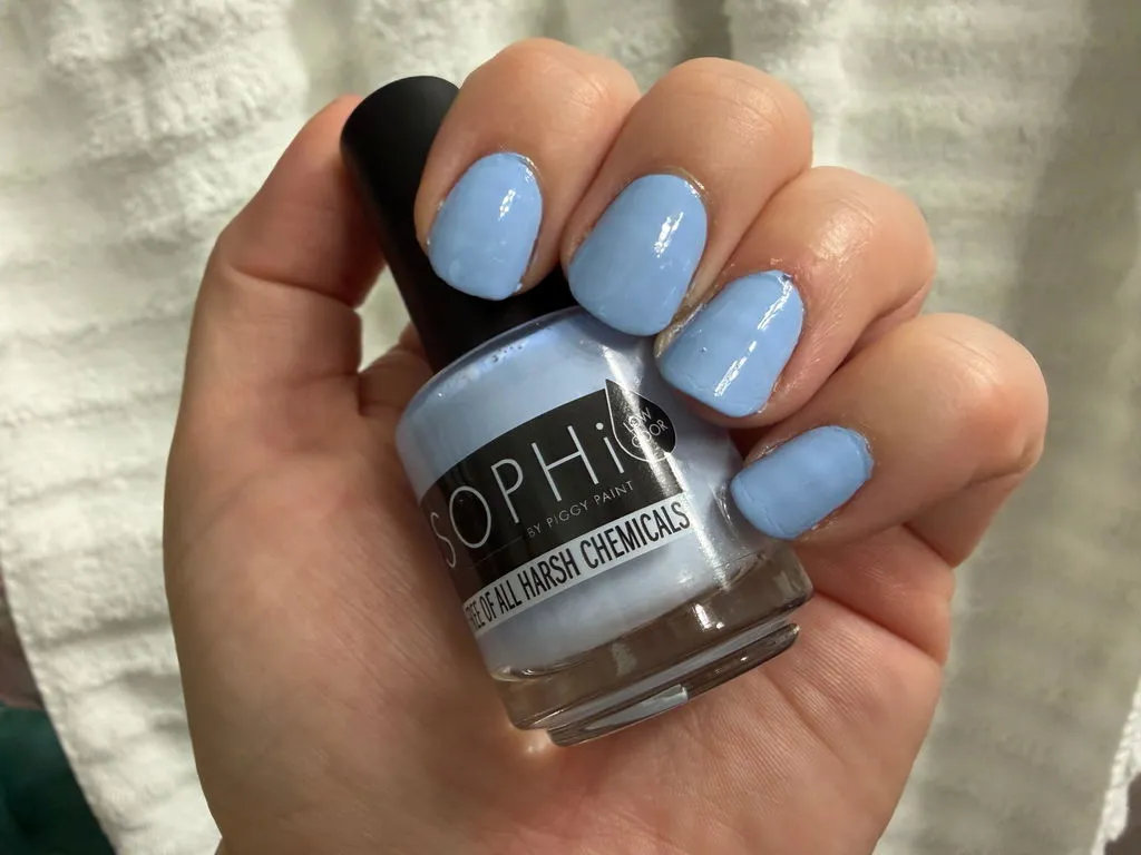 Piggy Paint SOPHi On Cloud 9 neglelak lyseblå 15 ml vegansk