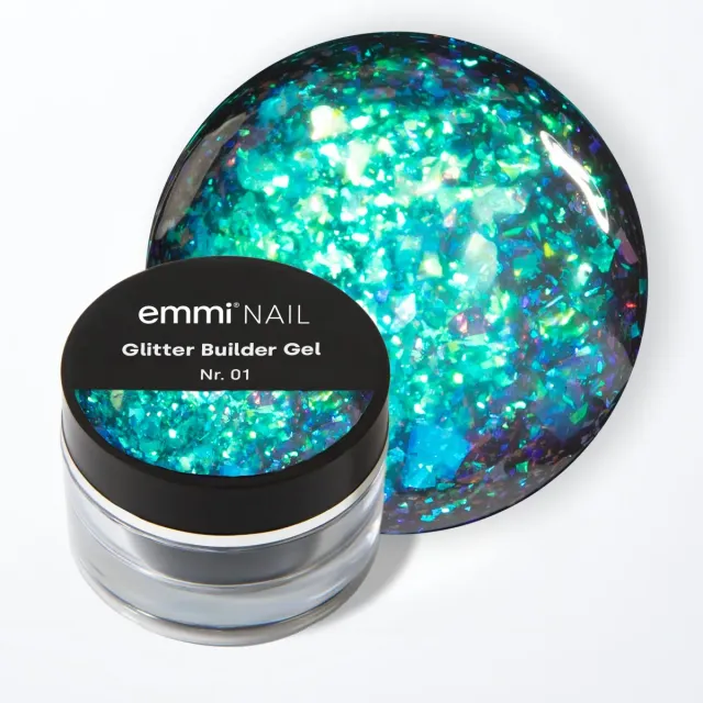 Emmi-Nail No File glitter builder gel 5 ml