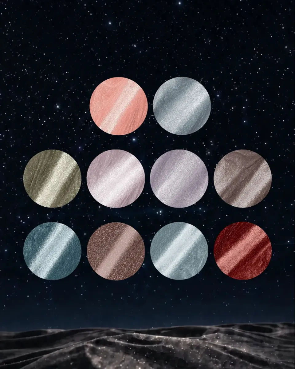 The Gel Collection Moonlight Full Moon Bundle cat eye gelpolish 10 stk