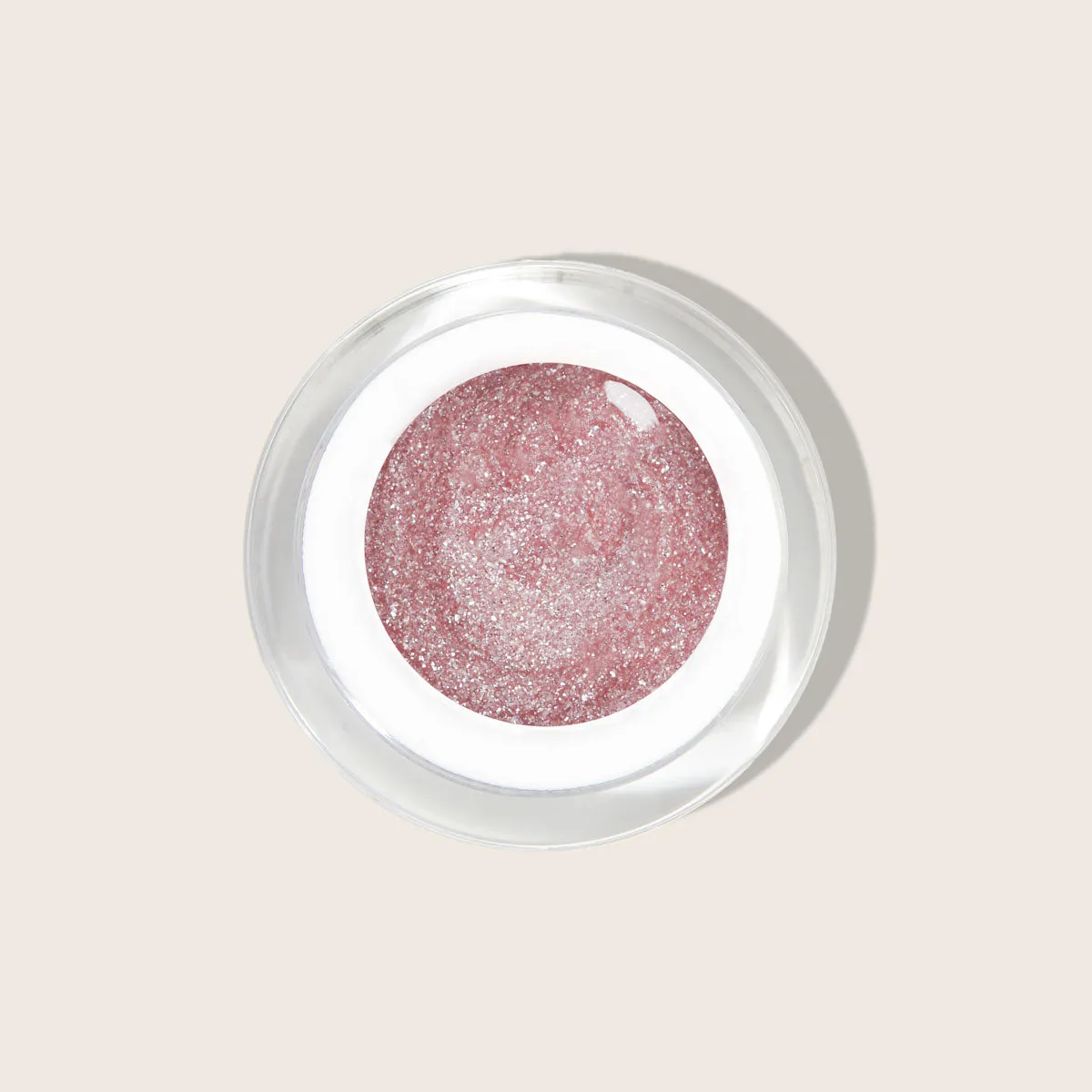 Emmi-Nail Baby Doll Glam 1 F029 farvegel lyserød glitter 5 ml