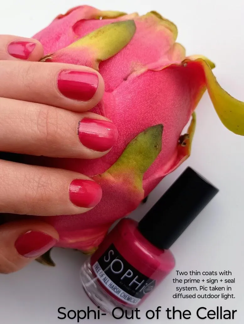 Piggy Paint SOPHi Out of the Cellar neglelak 15 ml shimmer merlot