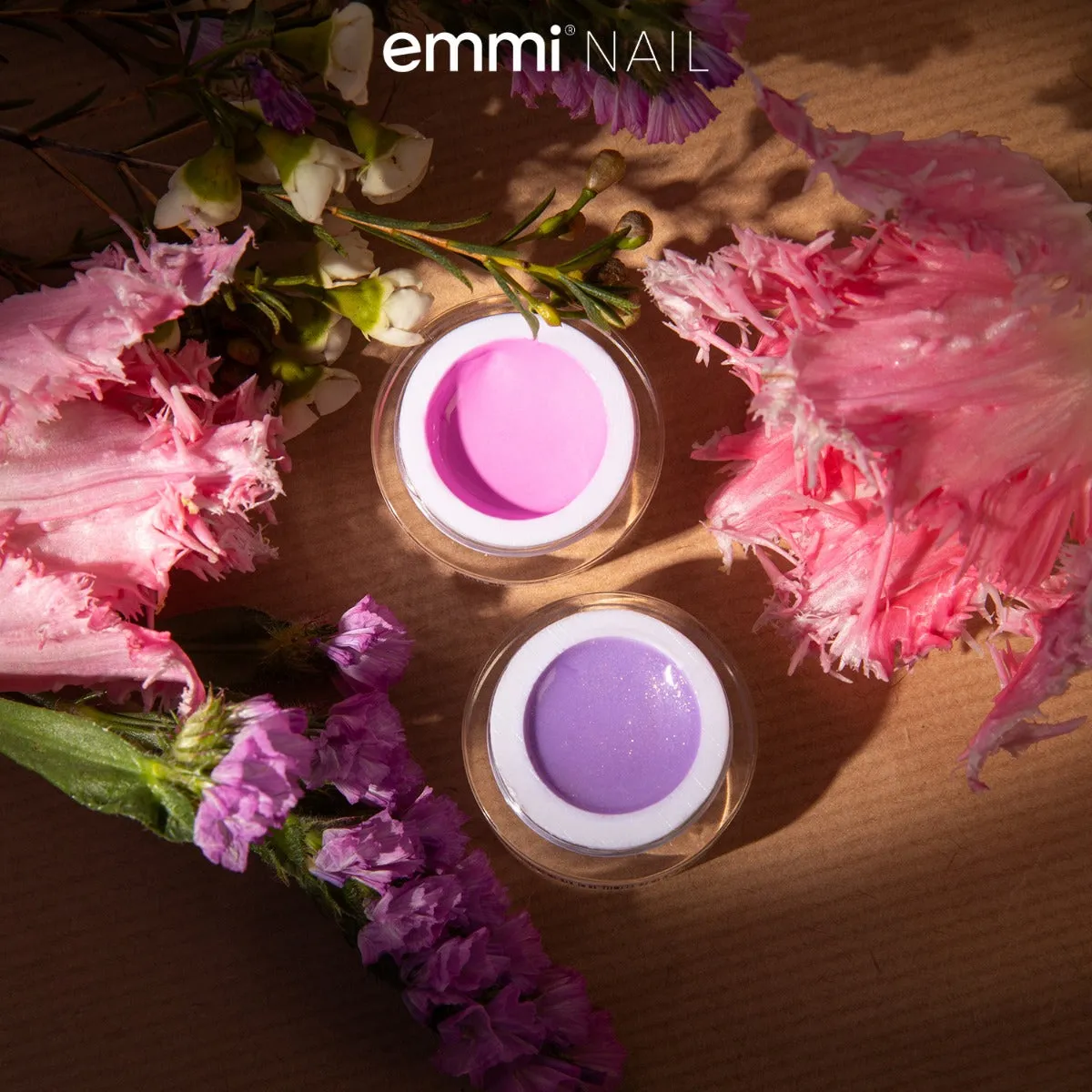Emmi-Nail First Kiss F388 farvegel 5ml lilla glitter