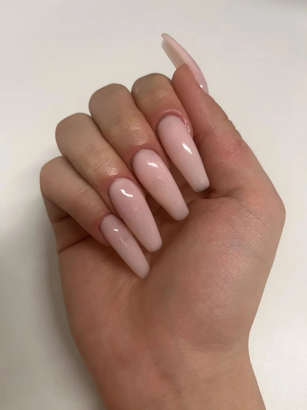 The Gel Collection Soft Gel Press On negletips Coffin Long 600 stk