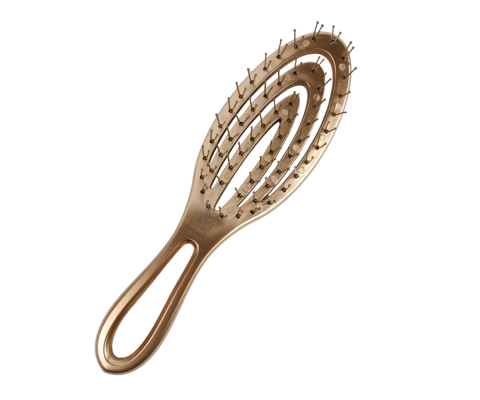 Emmi-Nail Emmi-Beauty Haarbürste Gold hårbørste guld