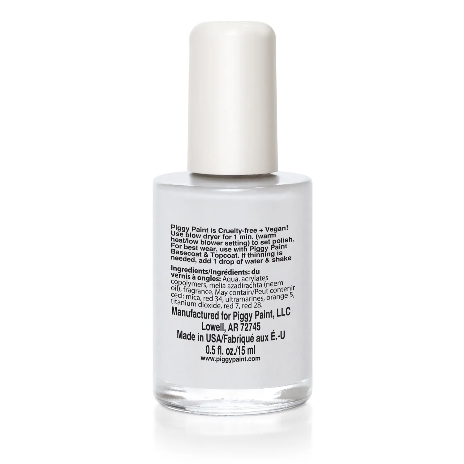 Piggy Paint Scented Frosted Sugar Cookie neglelak 15 ml duftende julehvid