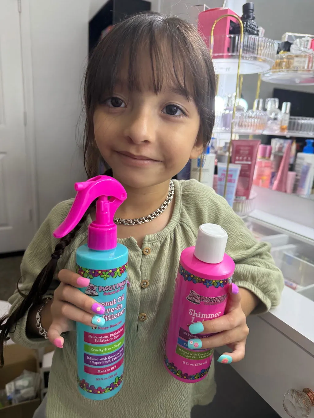 Piggy Paint Strawberry Splash shimmer lotion jordbær