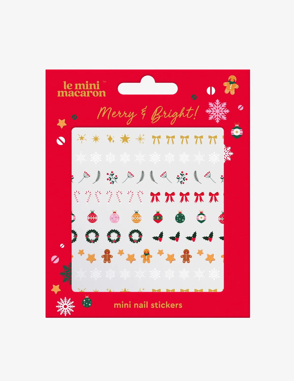 Le Mini Macaron Mini Nail Stickers negleklistermærker 1 ark