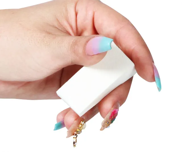 Emmi-Nail trekantsvampe til nailart 8 stk fin overflade