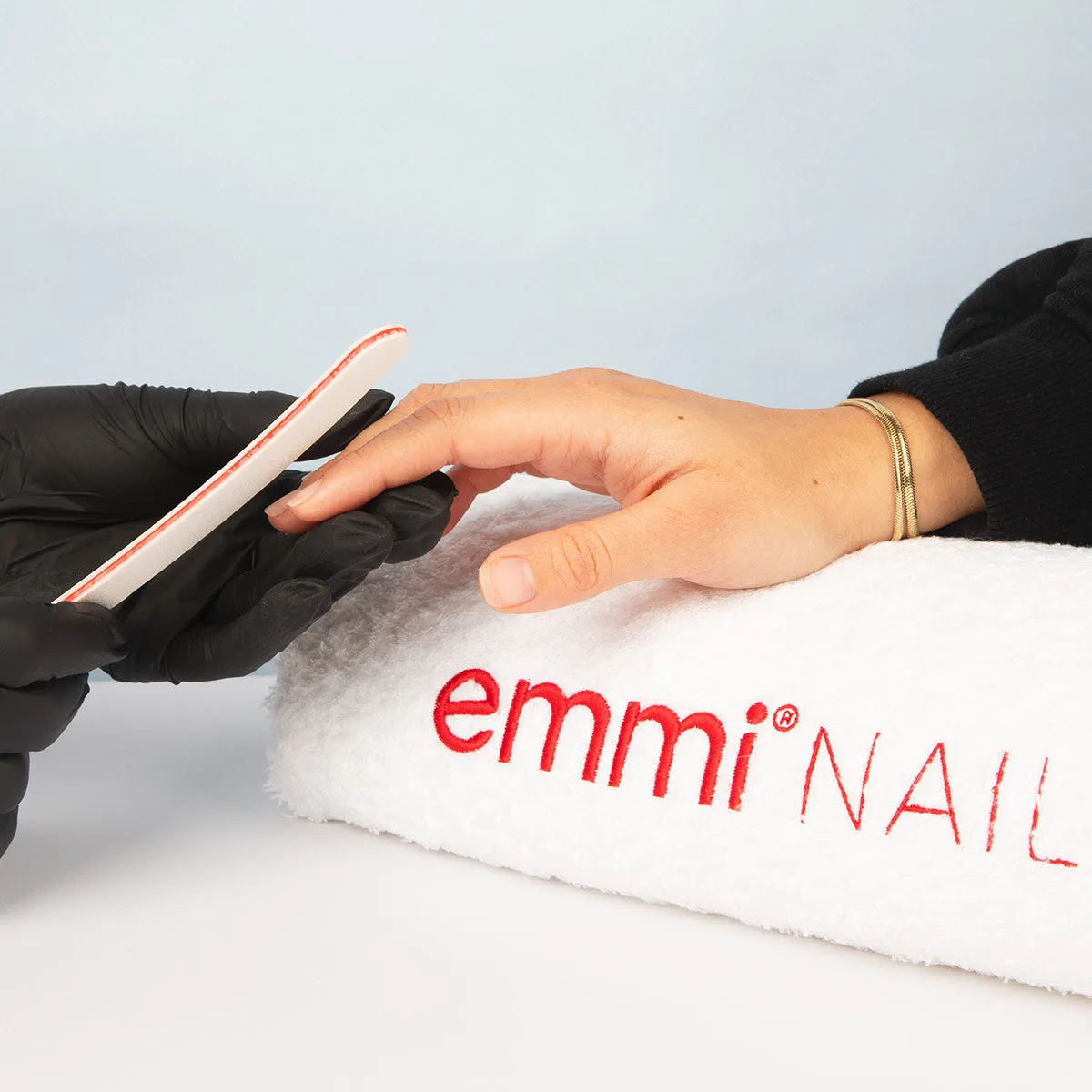 Emmi-Nail håndstøtte hvid vaskbar manicurepude