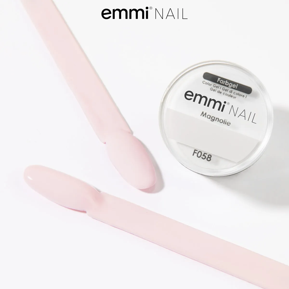 Emmi-Nail Farbgel Magnolie F058 farvegel 5 ml vegansk