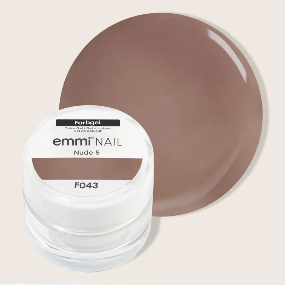 Emmi-Nail Nude 5 F043 farvegel 5ml beige