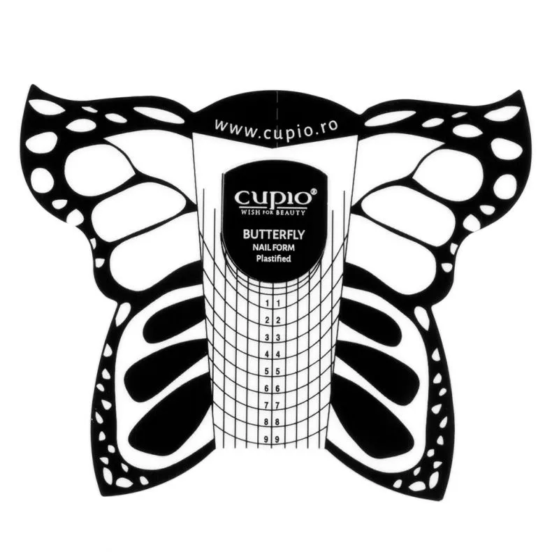 Cupio Butterfly negleskabeloner plastificerede