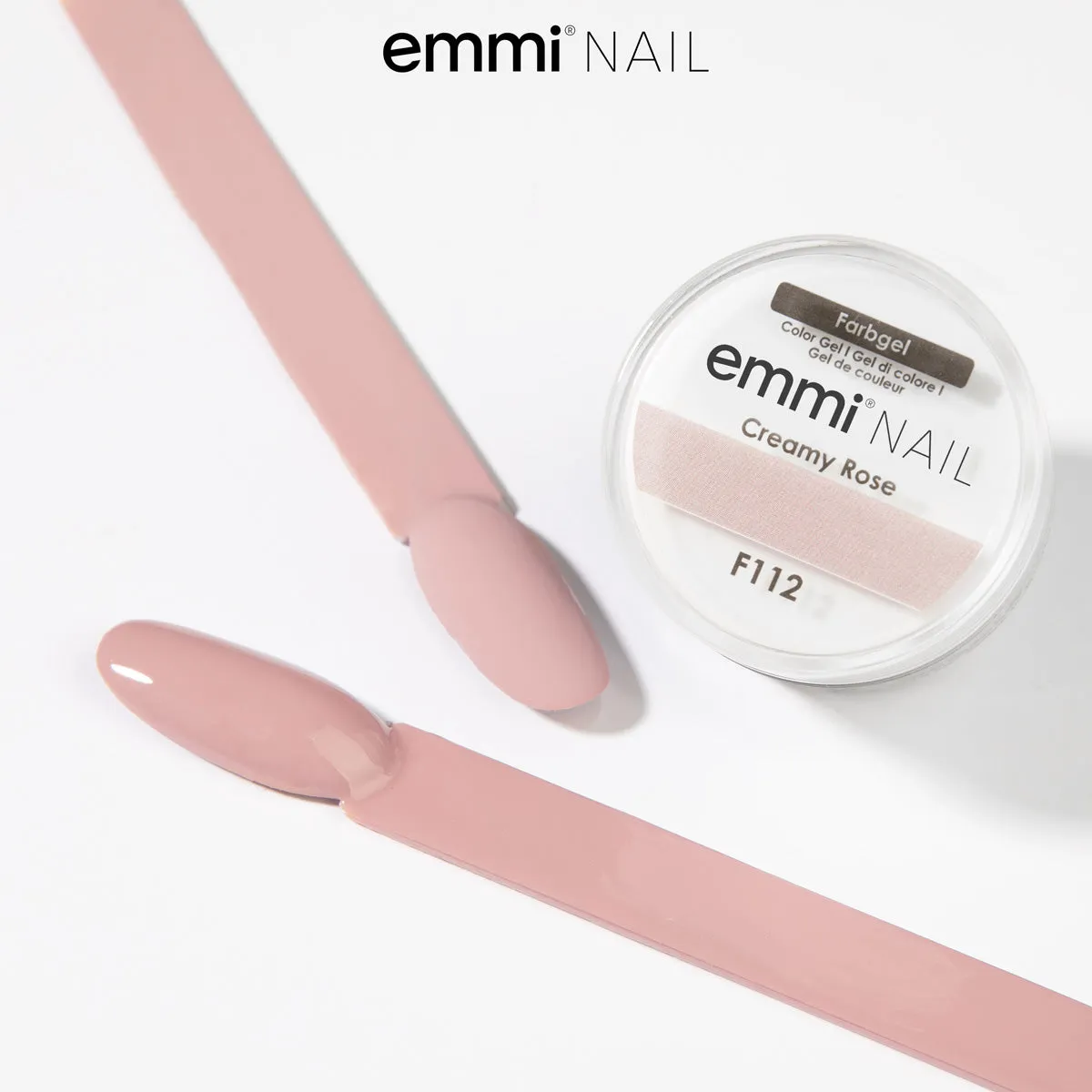 Emmi-Nail Creamy Rose F112 farvegel 5 ml nude