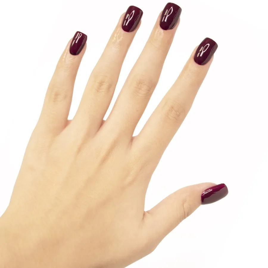 Evolution Gel On-Off Grape permanent gel polish lilla