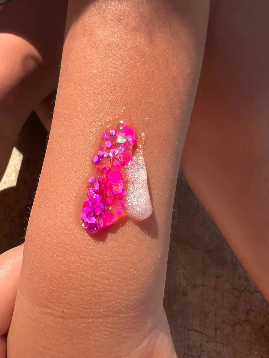Piggy Paint Super Sparkly Glitter Gel Hvid