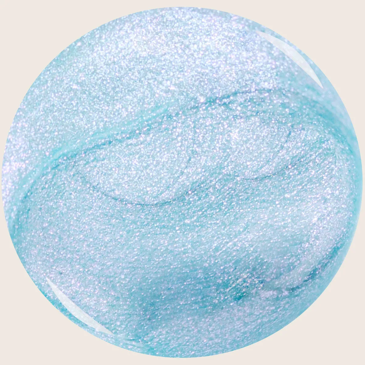 Emmi-Nail Twinkle Sea F313 farvegel 5ml blå glitter