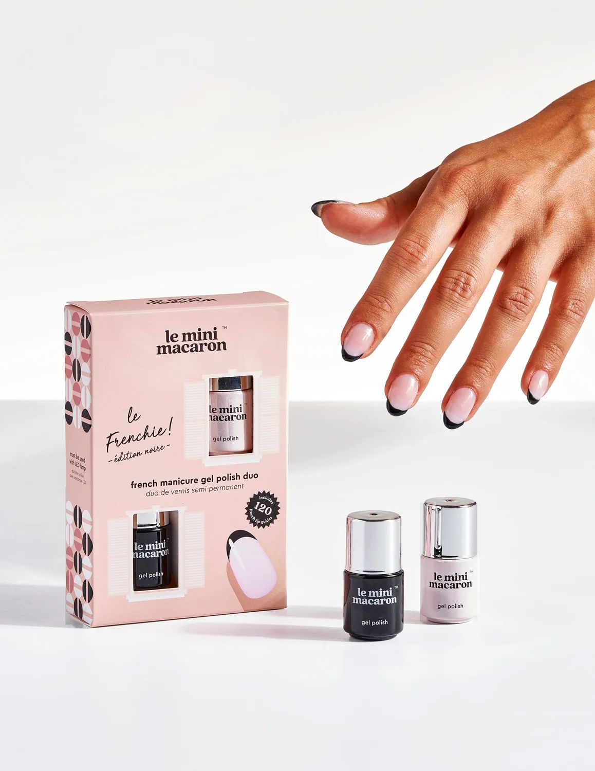 Le Mini Macaron Le Frenchie fransk manicure sæt