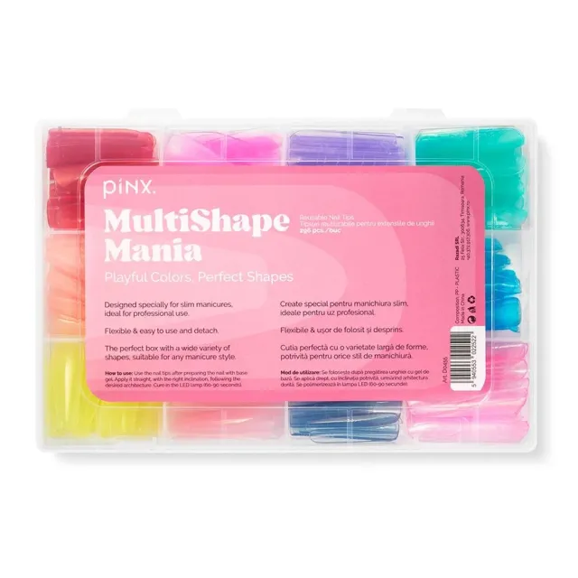 Cupio Nordic MultiShape Mania Genanvendelige Tipper 296 stk farvede