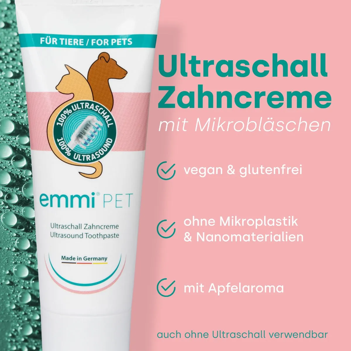 emmi-pet Ultralyd Tandcreme 75 ml til hunde