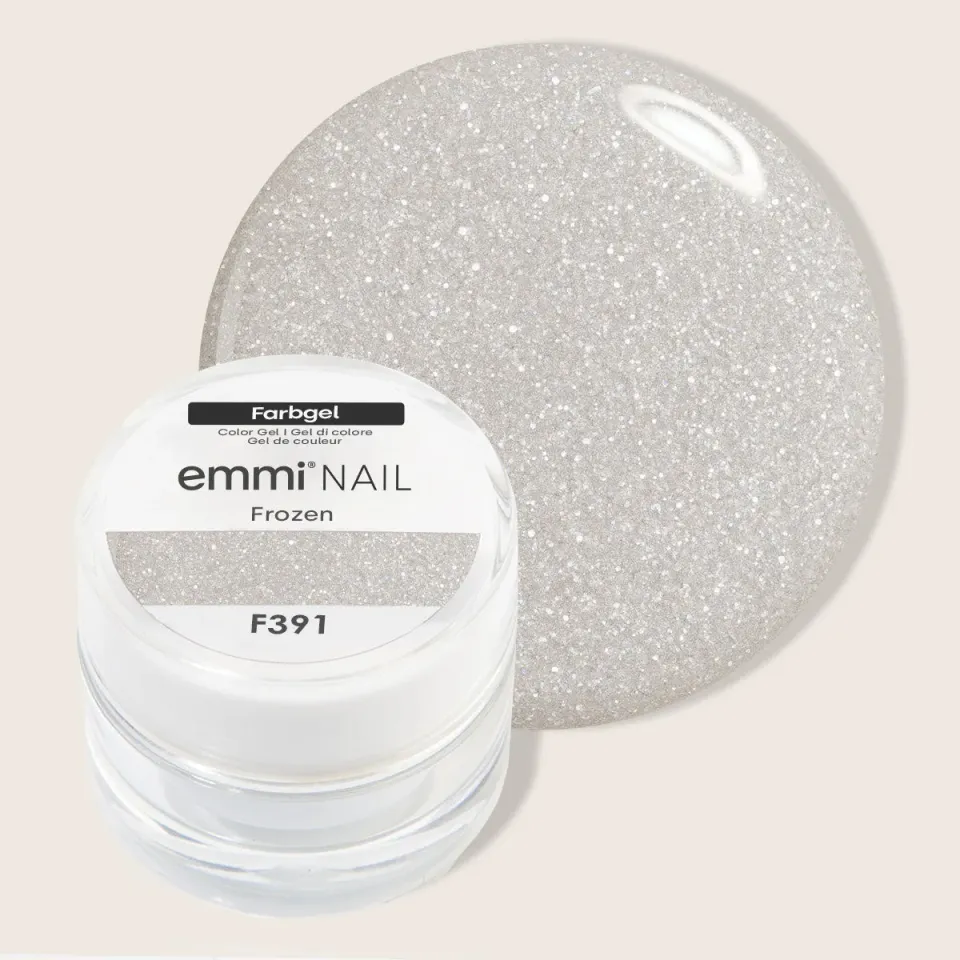Emmi-Nail F391 farvegel Frozen 5 ml glitter